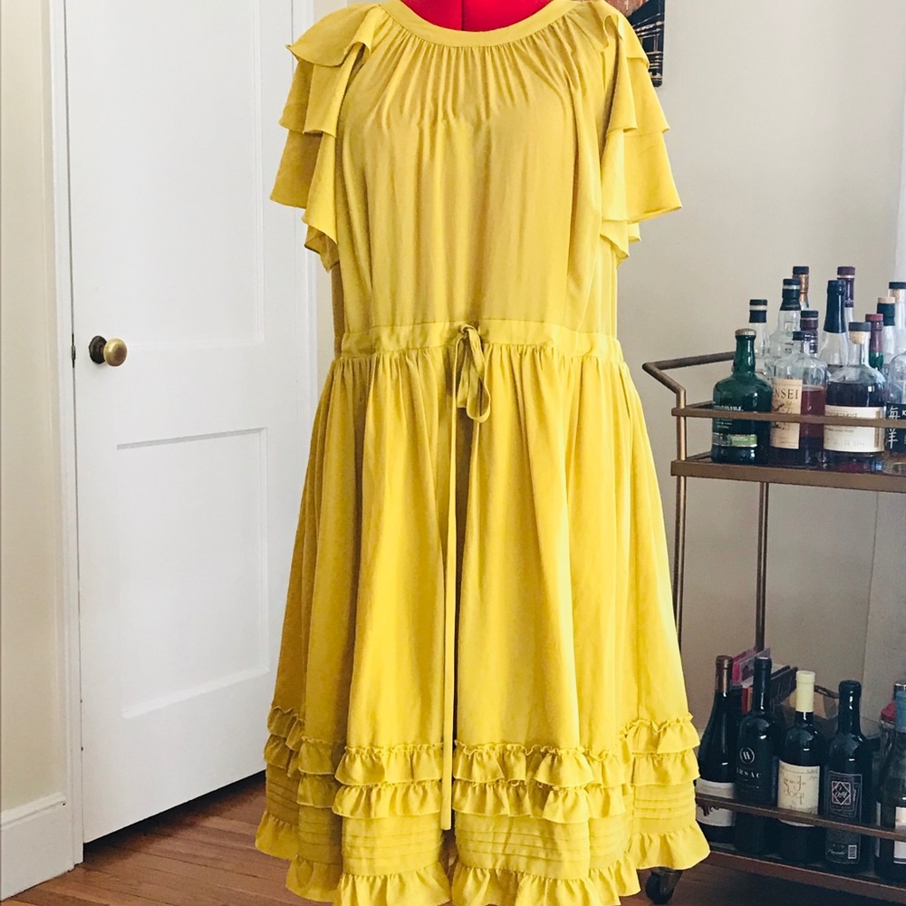 Eloquii Size 22 yellow dress